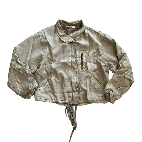 Young Fabulous & Broke Khaki Clara Utility Jacket XS - Picture 1 of 4